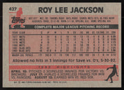 Roy Lee Jackson Autographed 1983 Topps Card #427 Toronto Blue Jays SKU #264669