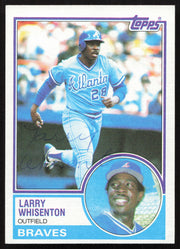 Larry Whisenton Autographed 1983 Topps Card #544 Atlanta Braves SKU #264676