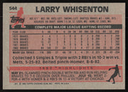 Larry Whisenton Autographed 1983 Topps Card #544 Atlanta Braves SKU #264676