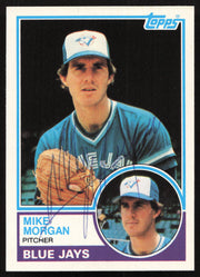 Mike Morgan Autographed 1983 Topps Traded Card #78T Toronto Blue Jays SKU #264686