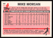 Mike Morgan Autographed 1983 Topps Traded Card #78T Toronto Blue Jays SKU #264686