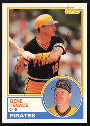 Gene Tenace Autographed 1983 Topps Traded Card #110T Pittsburgh Pirates SKU #264687