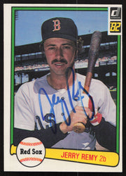 Jerry Remy Autographed 1982 Donruss Card #156 Boston Red Sox Sharpie SKU #264700