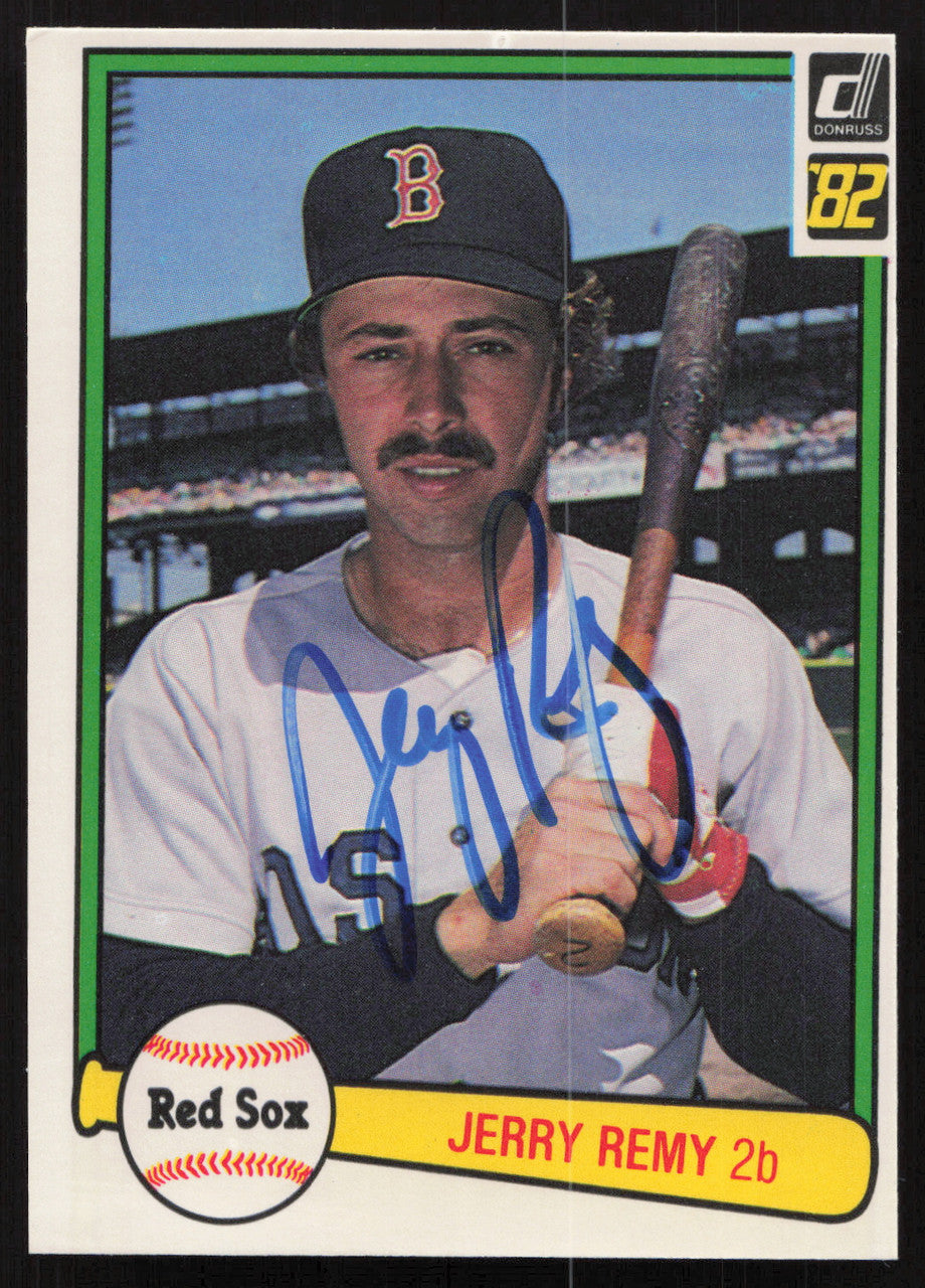 Jerry Remy Autographed 1982 Donruss Card #156 Boston Red Sox Sharpie SKU #264700