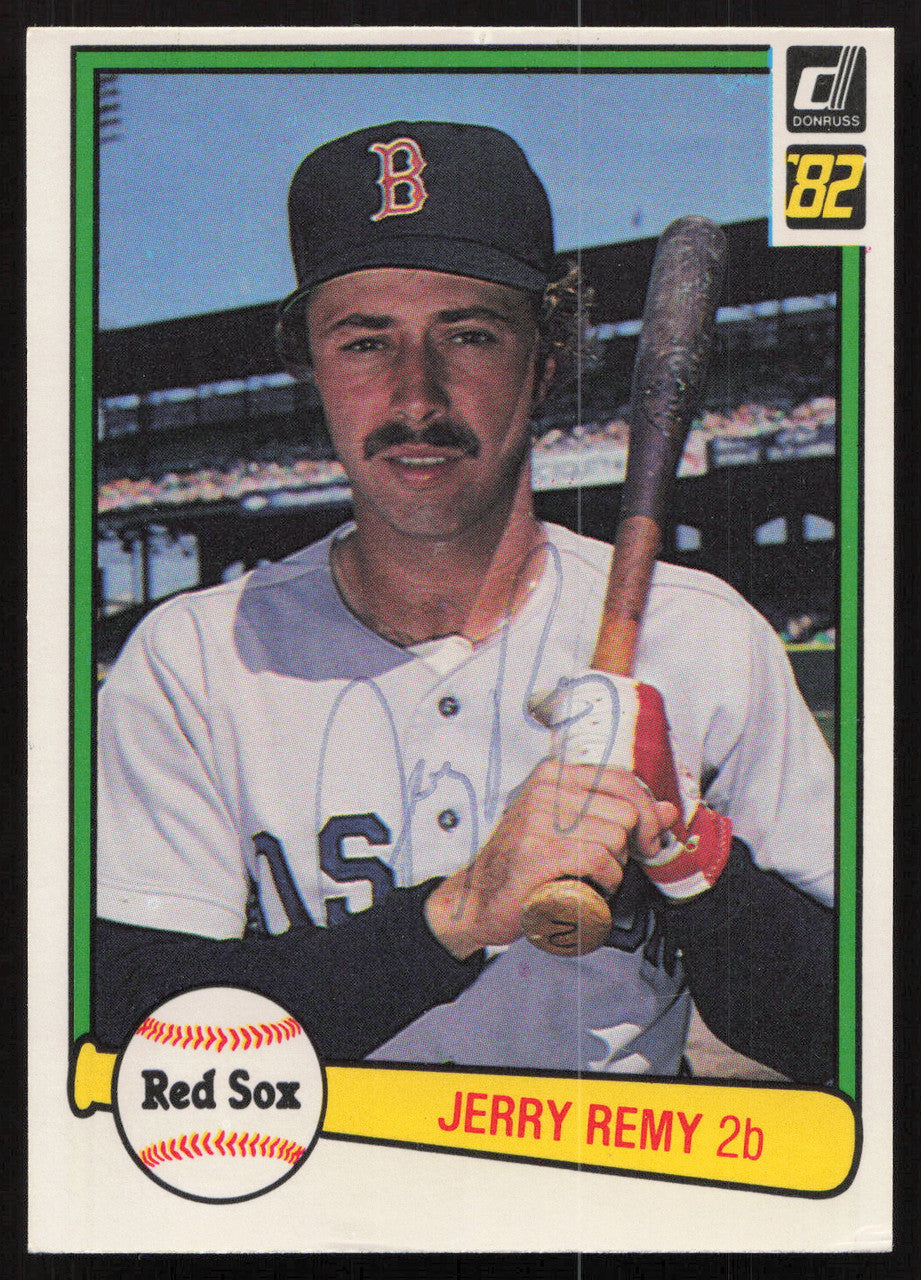 Jerry Remy Autographed 1982 Donruss Card #156 Boston Red Sox Ballpoint SKU #264702