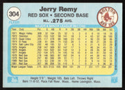 Jerry Remy Autographed 1982 Fleer Card #304 Boston Red Sox SKU #264756