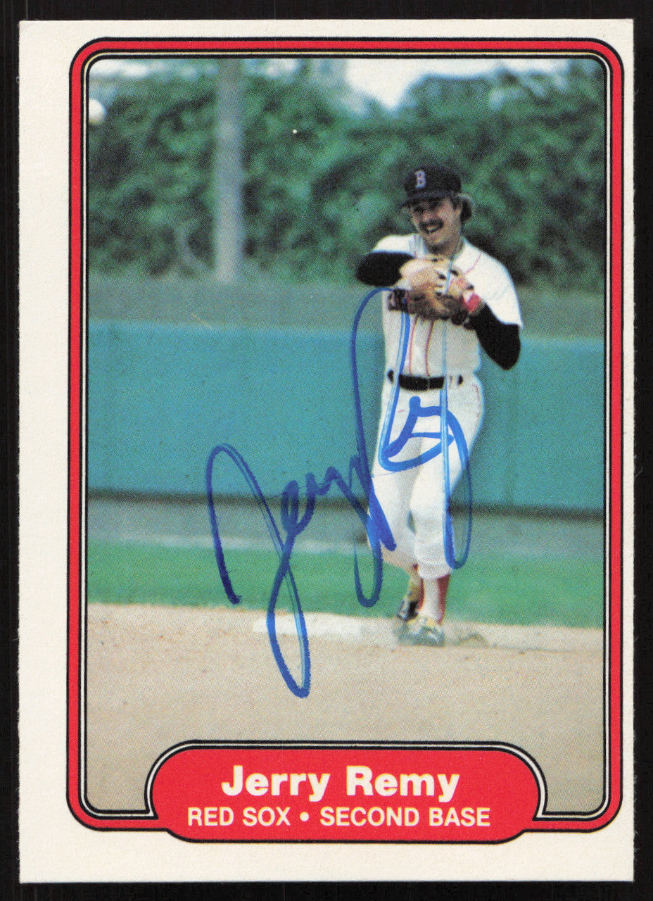 Jerry Remy Autographed 1982 Fleer Card #304 Boston Red Sox SKU #264758