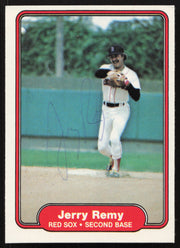 Jerry Remy Autographed 1982 Fleer Card #304 Boston Red Sox SKU #264759