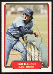 Bill Caudill Autographed 1982 Fleer Card #590 Chicago Cubs SKU #264784