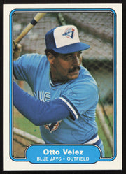 Otto Velez Autographed 1982 Fleer Card #625 Toronto Blue Jays SKU #264787