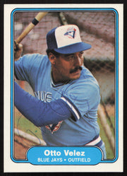 Otto Velez Autographed 1982 Fleer Card #625 Toronto Blue Jays SKU #264788