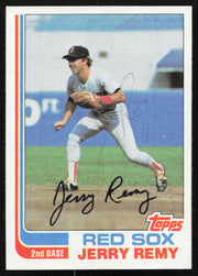 Jerry Remy Autographed 1982 Topps Card #25 Boston Red Sox SKU #264791