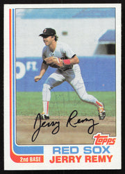 Jerry Remy Autographed 1982 Topps Card #25 Boston Red Sox SKU #264792