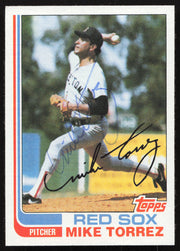 Mike Torrez Autographed 1982 Topps Card #225 Boston Red Sox SKU #264801