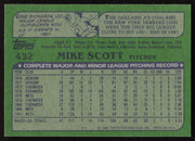 Mike Scott Autographed 1982 Topps Card #432 New York Mets SKU #264809