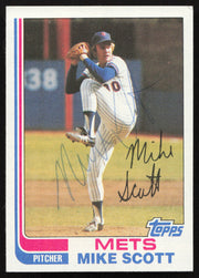 Mike Scott Autographed 1982 Topps Card #432 New York Mets SKU #264810