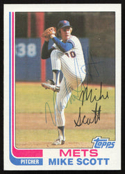 Mike Scott Autographed 1982 Topps Card #432 New York Mets SKU #264812