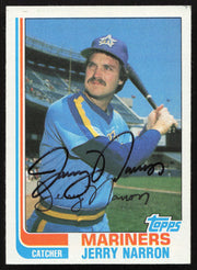 Jerry Narron Autographed 1982 Topps Card #719 Seattle Mariners SKU #264832