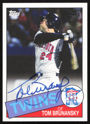 Tom Brunansky Autographed 2013 Topps Archives Fan Favorites Autographs Card #FFA-TB Minnesota Twins SKU #264847