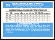 Bill Caudill Autographed 1982 Donruss Card #426 Chicago Cubs SKU #264863