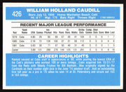 Bill Caudill Autographed 1982 Donruss Card #426 Chicago Cubs SKU #264864