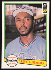 Roy Lee Jackson Autographed 1982 Donruss Card #541 Toronto Blue Jays SKU #264871