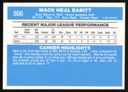 Shooty Babitt Autographed 1982 Donruss Card #556 Oakland A's SKU #264874