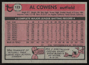 Al Cowens Autographed 1981 Topps Card #123 Detroit Tigers SKU #264895