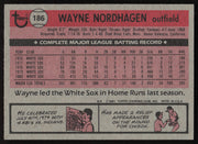 Wayne Nordhagen Autographed 1981 Topps Card #186 Chicago White Sox SKU #264908