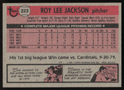 Roy Lee Jackson Autographed 1981 Topps Card #223 New York Mets SKU #264920
