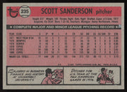 Scott Sanderson Autographed 1981 Topps Card #235 Montreal Expos SKU #264922