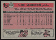 Scott Sanderson Autographed 1981 Topps Card #235 Montreal Expos SKU #264923