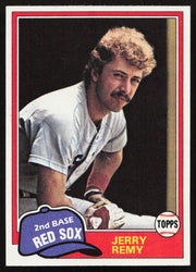 Jerry Remy Autographed 1981 Topps Card #549 Boston Red Sox SKU #264940