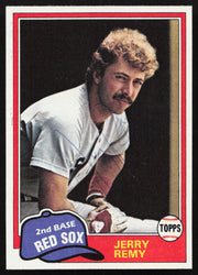 Jerry Remy Autographed 1981 Topps Card #549 Boston Red Sox SKU #264941