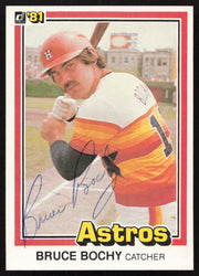 Bruce Bochy Autographed 1981 Donruss Card #20 Houston Astros SKU #264964
