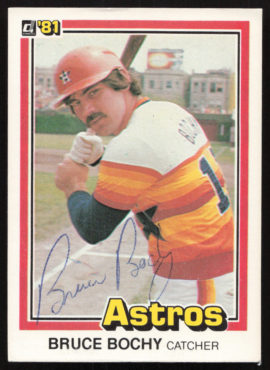 Bruce Bochy Autographed 1981 Donruss Card #20 Houston Astros SKU #264965