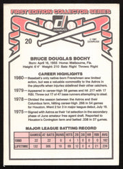 Bruce Bochy Autographed 1981 Donruss Card #20 Houston Astros SKU #264965