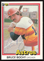Bruce Bochy Autographed 1981 Donruss Card #20 Houston Astros SKU #264966