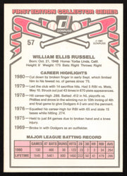 Bill Russell Autographed 1981 Donruss Card #57 Los Angeles Dodgers SKU #264975