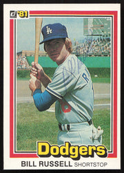 Bill Russell Autographed 1981 Donruss Card #57 Los Angeles Dodgers SKU #264976