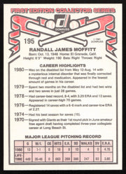 Randy Moffitt Autographed 1981 Donruss Card #195 San Francisco Giants SKU #264984