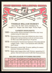 Tom Buskey Autographed 1981 Donruss Card #270 Toronto Blue Jays SKU #264999