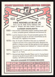 Vida Blue Autographed 1981 Donruss Card #433 San Francisco Giants SKU #265027