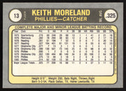 Keith Moreland Autographed 1981 Fleer Card #13 Philadelphia Phillies SKU #265038