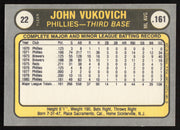 John Vukovich Autographed 1981 Fleer Card #22 Philadelphia Phillies SKU #265043