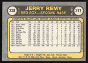 Jerry Remy Autographed 1981 Fleer Card #238 Boston Red Sox SKU #265081
