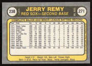 Jerry Remy Autographed 1981 Fleer Card #238 Boston Red Sox SKU #265082