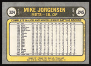 Mike Jorgensen Autographed 1981 Fleer Card #324 New York Mets SKU #265090