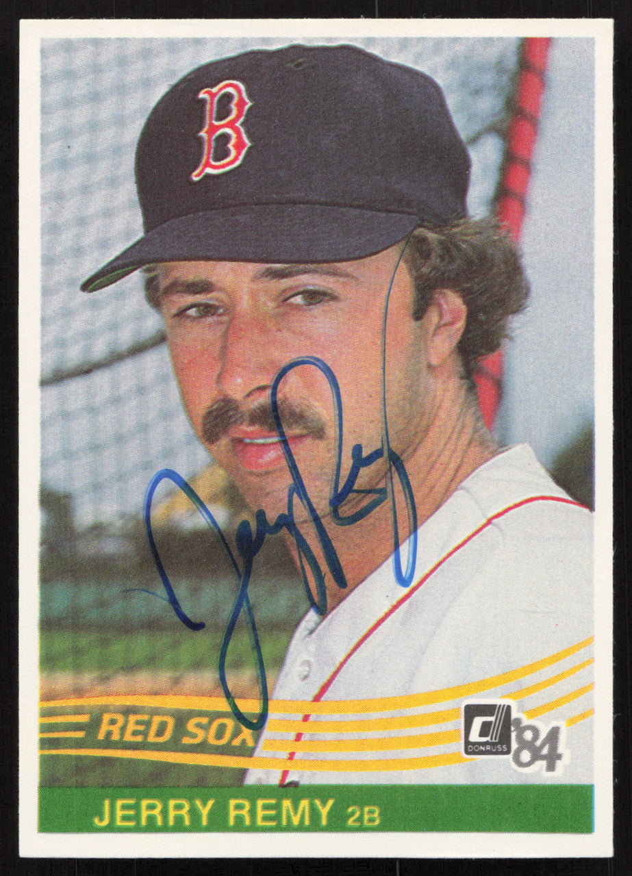 Jerry Remy Autographed 1984 Donruss Card #172 Boston Red Sox SKU #265123
