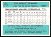 Jerry Remy Autographed 1984 Donruss Card #172 Boston Red Sox SKU #265123